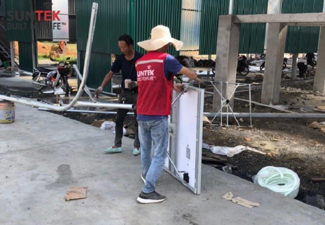 lắp đặt điện năng lượng mặt trời cho gia đình